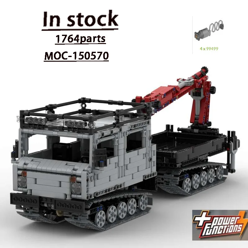 MOC-150570 New Classic Heavy-Duty Cargo Crane Truck Building Block Model 1764 Parts Boys Children Birthday Christmas Toy Gift
MOC-150570 New Classic Heavy-Duty Cargo Crane Truck Building Block Model 1764 Parts Boys Children Birthday Christmas Toy Gift