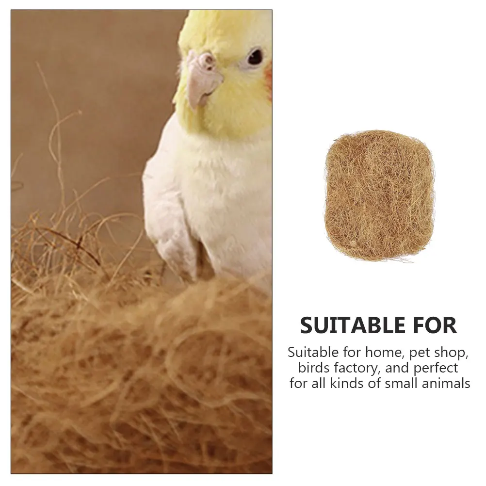 Coconut Fiber Nesting Pad for Birds Chicken Pigeon Egg Breeding Warm Silk Mat Palm Fiber Pet Supply Bird Cage Nest
Coconut Fiber Nesting Pad for Birds Chicken Pigeon Egg Breeding Warm Silk Mat Palm Fiber Pet Supply Bird Cage Nest