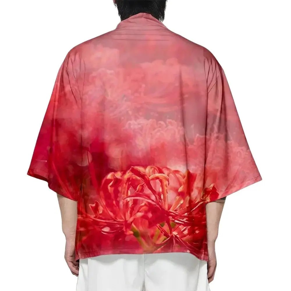 Summer Flora Kimono Men Beach Kimono Hawaiian Shirt Women Loose Cardigan Bathrobes Retro Yukata Elegant Fashion Outwear
Summer Flora Kimono Men Beach Kimono Hawaiian Shirt Women Loose Cardigan Bathrobes Retro Yukata Elegant Fashion Outwear
