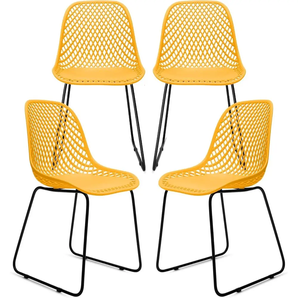 4-Piece Plastic Dining Chair Set, Durable Indoor/Outdoor Chairs with Metal Legs, Suitable for Kitchen, Restaurants, and Offices
4-Piece Plastic Dining Chair Set, Durable Indoor/Outdoor Chairs with Metal Legs, Suitable for Kitchen, Restaurants, and Offices