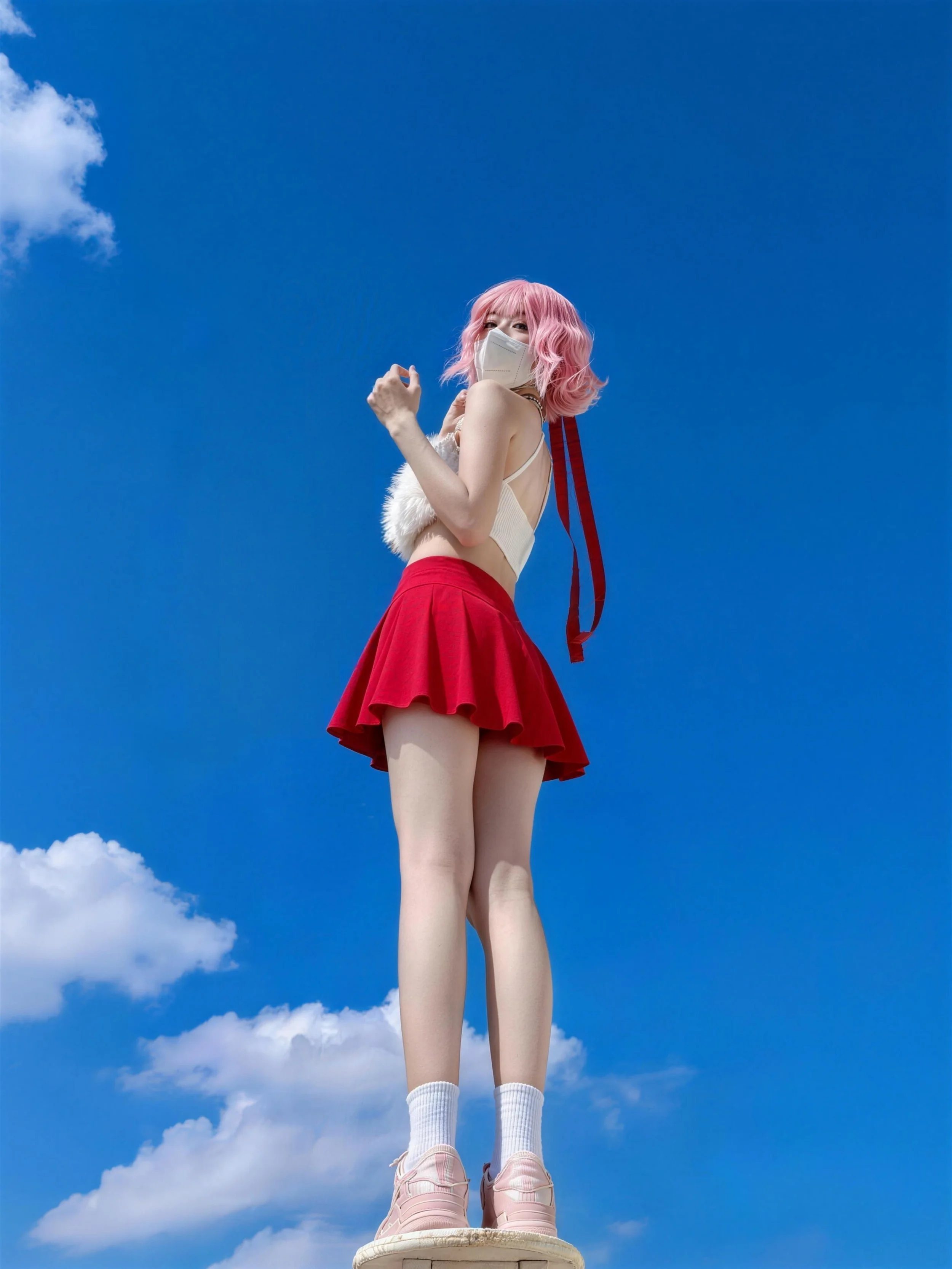 Red High-Waist Tennis Skirt Women's Spring Summer A-Line Sporty Skirt Prevents Exposure Casual Skirts for Ladies
Red High-Waist Tennis Skirt Women's Spring Summer A-Line Sporty Skirt Prevents Exposure Casual Skirts for Ladies