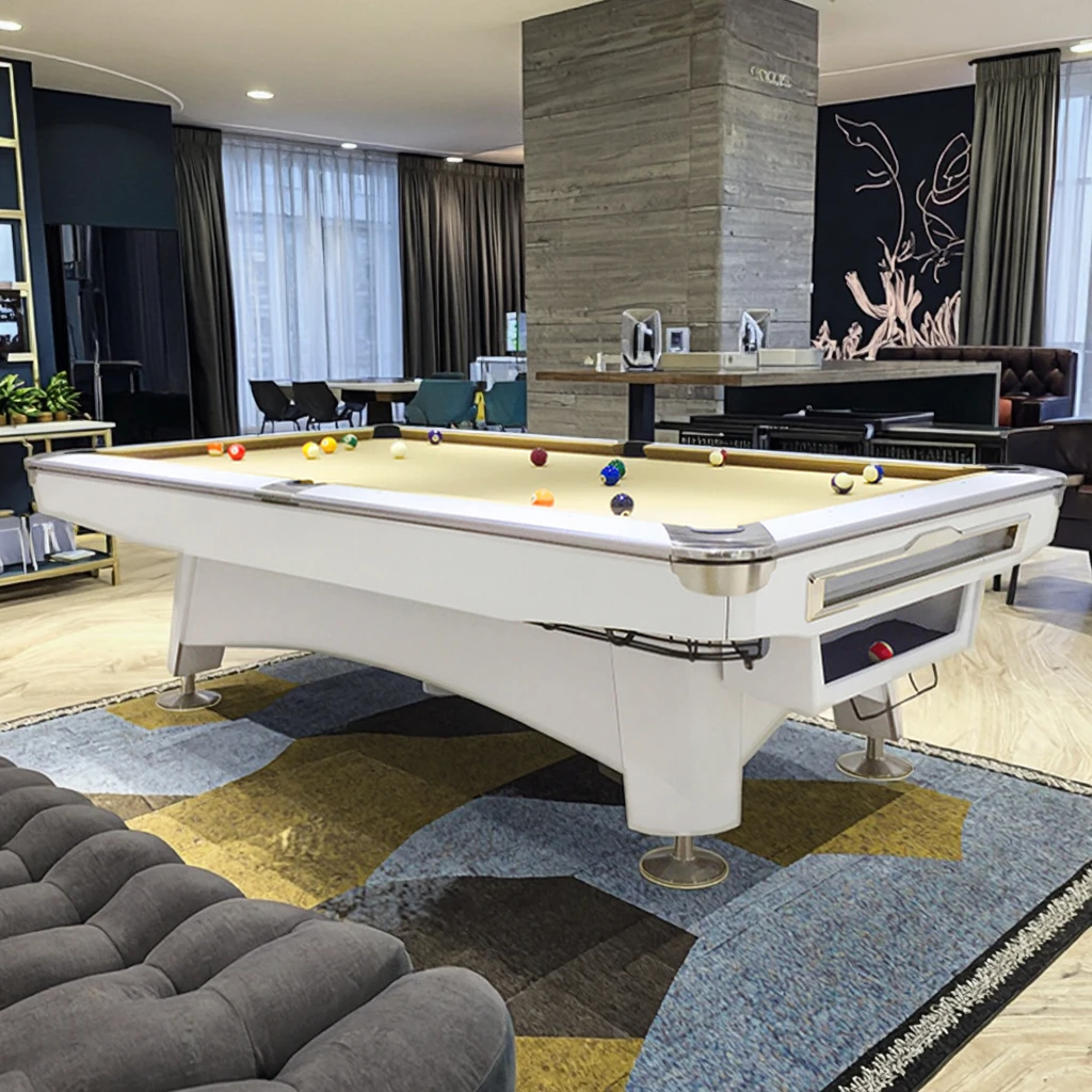 Sundays 8ft Luxury American Pool Table Solid Wood Slate Bed Ball Return Home Use Custom Logo Pool Table
Sundays 8ft Luxury American Pool Table Solid Wood Slate Bed Ball Return Home Use Custom Logo Pool Table