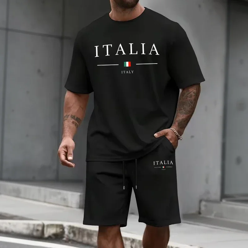 2026 New Mens Tracksuit O-neck T-shirts Shorts 2 Pcs Set Summer Casual Short Sleeve Outfits Outdoor Sports Jogging Male Clothing
2026 New Mens Tracksuit O-neck T-shirts Shorts 2 Pcs Set Summer Casual Short Sleeve Outfits Outdoor Sports Jogging Male Clothing