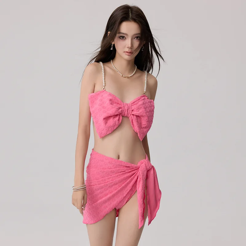 Swimwear Women 2024 Vintage Korean Beach High Waist Sexy Small Chest Gathering Split Body Three Piece Set Internet Celebrity
Swimwear Women 2024 Vintage Korean Beach High Waist Sexy Small Chest Gathering Split Body Three Piece Set Internet Celebrity