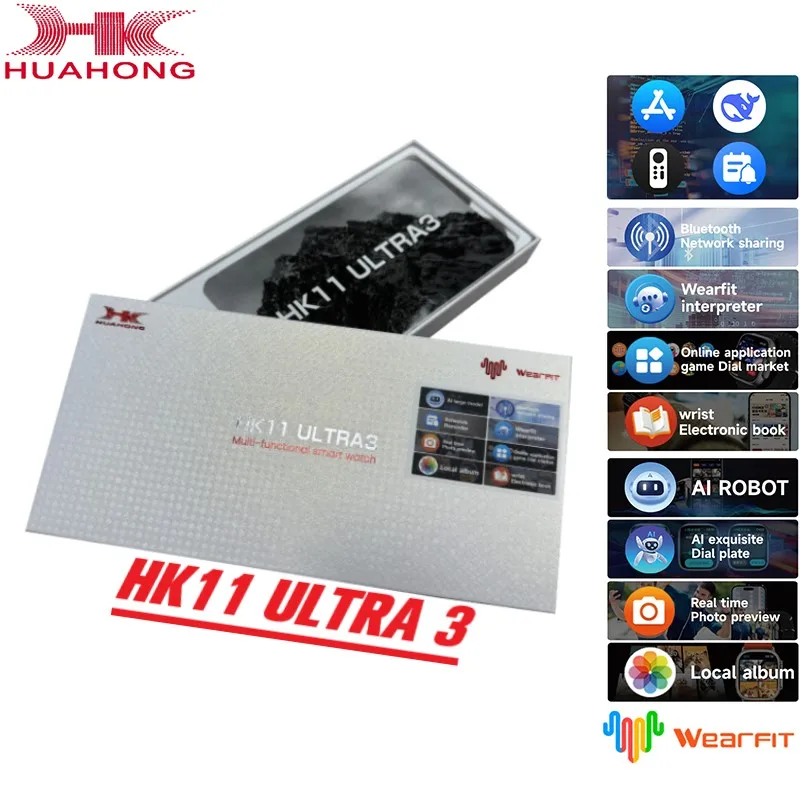 Смарт-часы Amoled HK11 ULTRA3 Gen 2, новая поддержка UI TWS, наушники Connect Network Share Huahong Hk11 Watch Ultra 3, умные часы
Смарт-часы Amoled HK11 ULTRA3 Gen 2, новая поддержка UI TWS, наушники Connect Network Share Huahong Hk11 Watch Ultra 3, умные часы