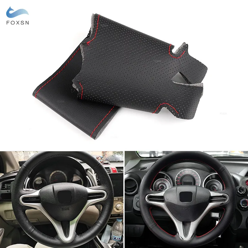Для Honda Fit Jazz City 2009 2010-2013 Insight 2010-2014 Автомобильный руль с перфорированной кожаной оплеткой, аксессуары для интерьера
Для Honda Fit Jazz City 2009 2010-2013 Insight 2010-2014 Автомобильный руль с перфорированной кожаной оплеткой, аксессуары для интерьера