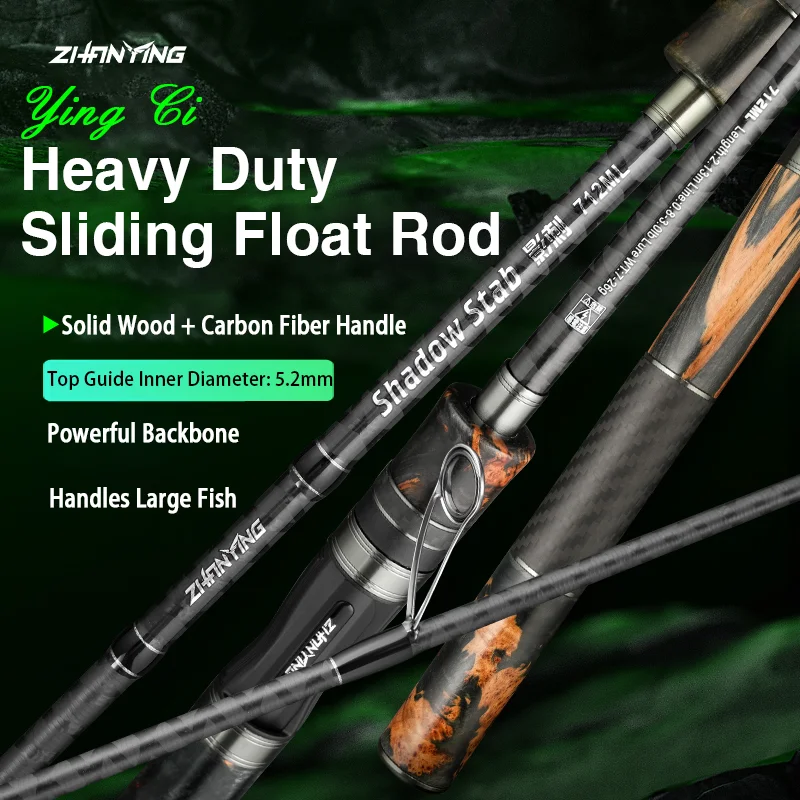 Удилище ZHANYING Heavy Duty Sliding Floats, карбоновое спиннинговое удилище для ловли на приманку, удочка для дальнего заброса L/ML, 1.98м-2.7м, для ловли карпа/окуня
Удилище ZHANYING Heavy Duty Sliding Floats, карбоновое спиннинговое удилище для ловли на приманку, удочка для дальнего заброса L/ML, 1.98м-2.7м, для ловли карпа/окуня
