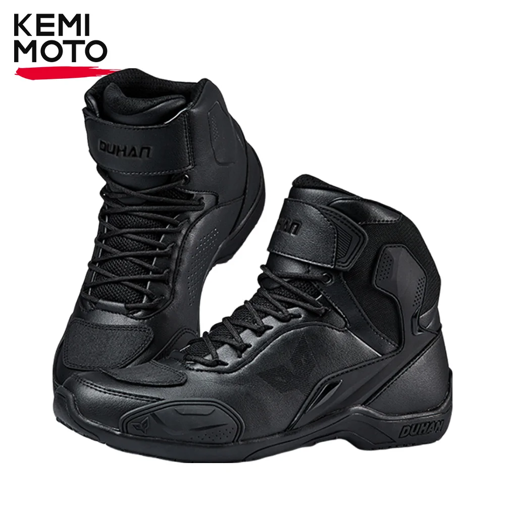 Motorcycle Riding Leather Boots Men Shoes Motocross Motobike Cycling Thick Sole Safety Protection Anti-fall for Outdoor Racing
Motorcycle Riding Leather Boots Men Shoes Motocross Motobike Cycling Thick Sole Safety Protection Anti-fall for Outdoor Racing