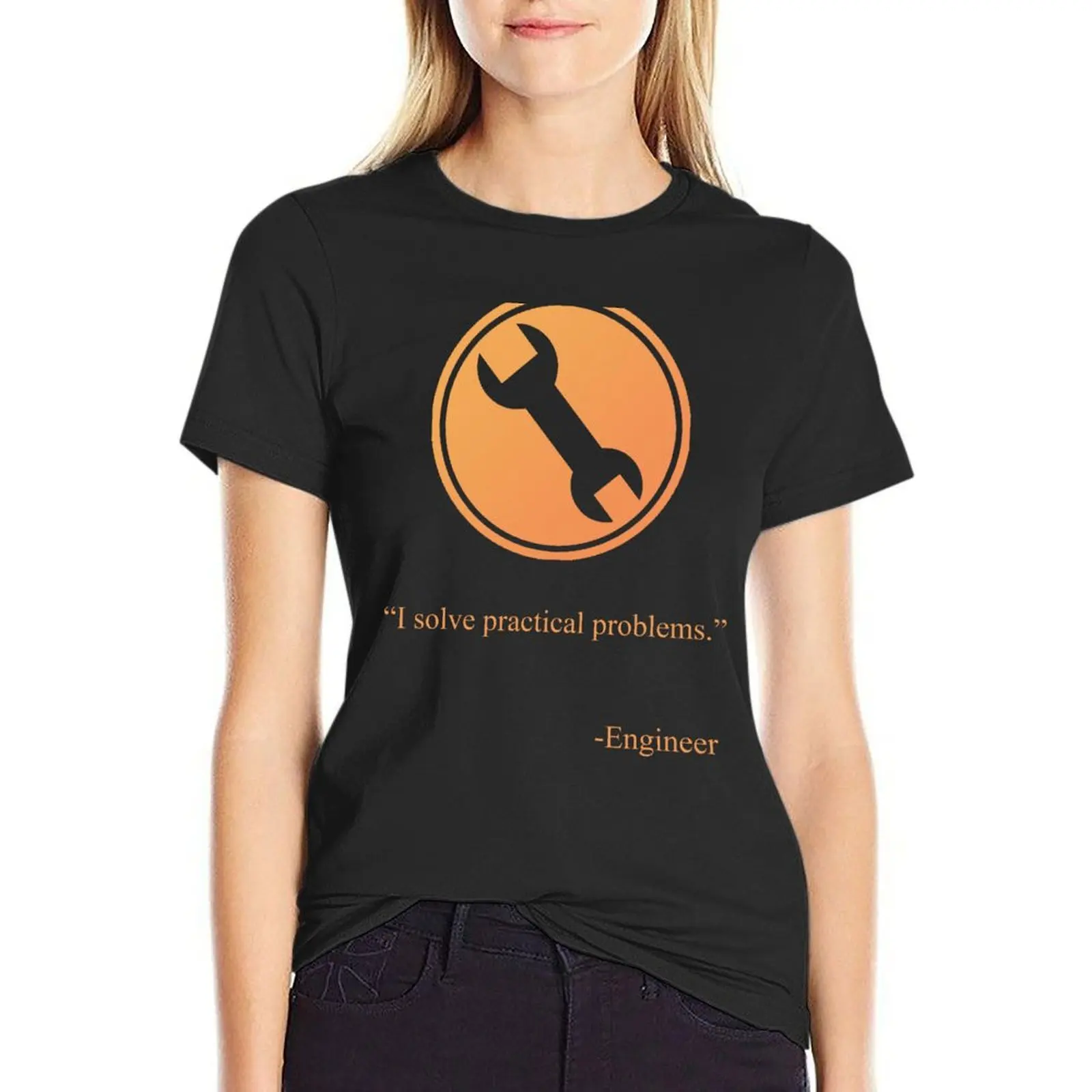 TF2 Engineer Emblem T-Shirt Female clothing vintage clothes Aesthetic clothing plain Women's tops
TF2 Engineer Emblem T-Shirt Female clothing vintage clothes Aesthetic clothing plain Women's tops