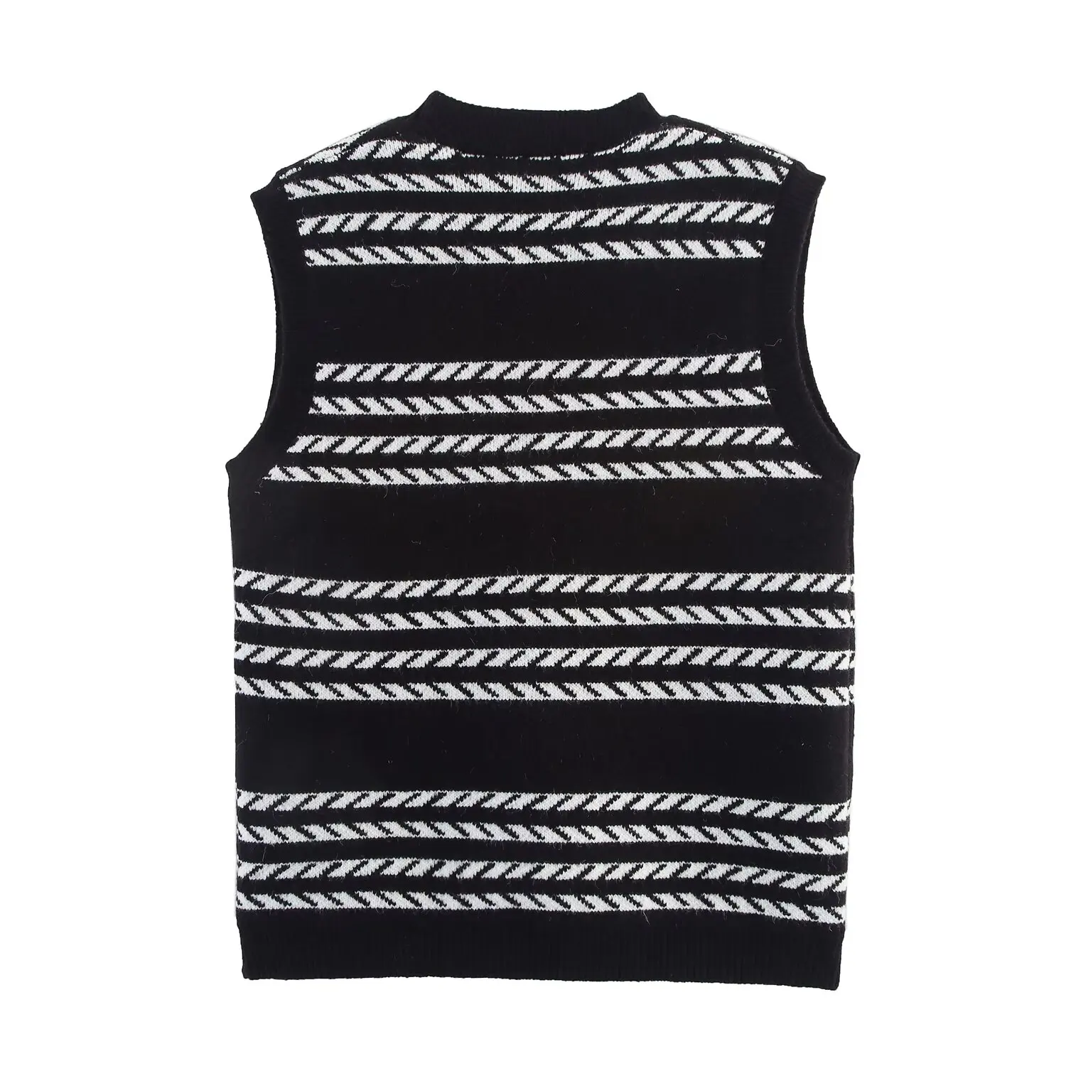 Kimotimo Striped V Neck Sweater Vest Women Vintage Single Breasted Sleeveless Cardigan Autumn Winter Simple Loose Knitted Tops
Kimotimo Striped V Neck Sweater Vest Women Vintage Single Breasted Sleeveless Cardigan Autumn Winter Simple Loose Knitted Tops
