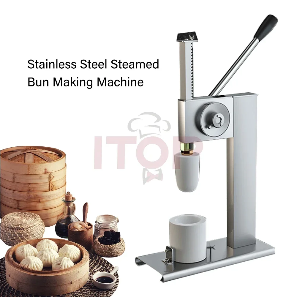Gold Seller Commercial Chinese Bun Making Machine Mini Home Ues Steamed Stuffed Bun Manual Baozi Maker Automatic Dough Press
Gold Seller Commercial Chinese Bun Making Machine Mini Home Ues Steamed Stuffed Bun Manual Baozi Maker Automatic Dough Press