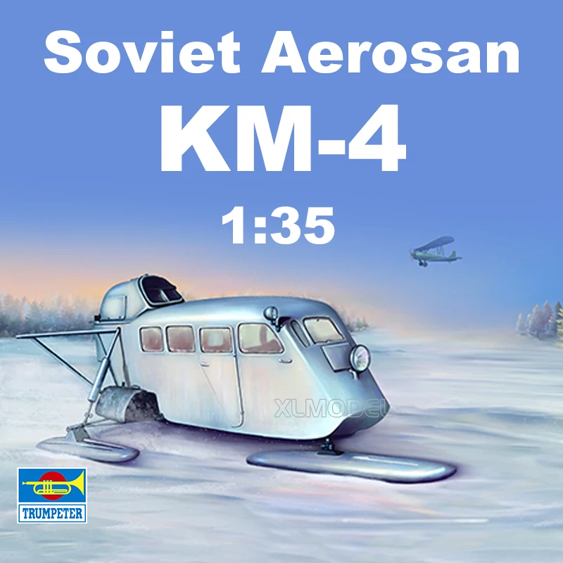 Комплект пластиковых масштабных моделей Trumpeter TP02356 Советский КМ-4 Aerosan 1/35
Комплект пластиковых масштабных моделей Trumpeter TP02356 Советский КМ-4 Aerosan 1/35
