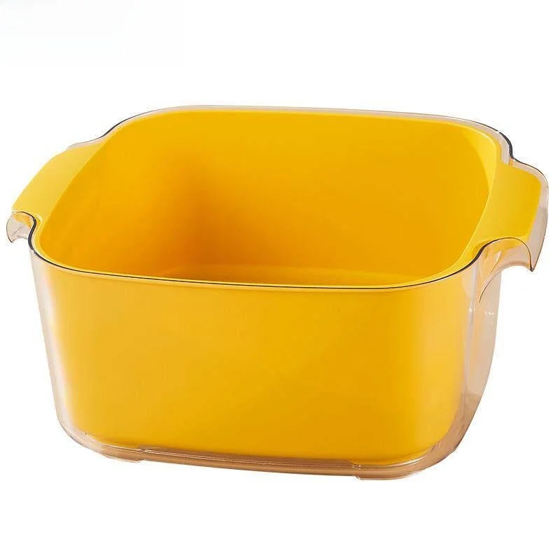 Double Layer Plastic Fruit Basket Kitchen Sink Drain Basket Vegetable Washing Basin Drain Basket Simple Style Home Use
Double Layer Plastic Fruit Basket Kitchen Sink Drain Basket Vegetable Washing Basin Drain Basket Simple Style Home Use