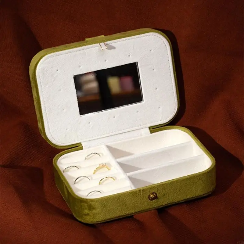 Portable Jewelry Case Beautiful Jewelry Box for Women with Secure Compartments to Protect Earrings Rings and Necklaces
Portable Jewelry Case Beautiful Jewelry Box for Women with Secure Compartments to Protect Earrings Rings and Necklaces