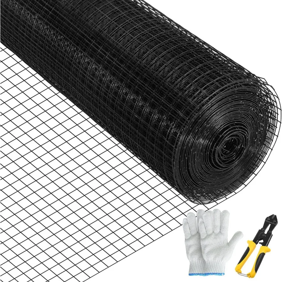 Hardware Cloth 24 x 100' 1x1 Mesh Size Galvanized Steel Vinyl Coated 16 Gauge Chicken Wire Fencing w A Cutting Plier A Pair of
Hardware Cloth 24 x 100' 1x1 Mesh Size Galvanized Steel Vinyl Coated 16 Gauge Chicken Wire Fencing w A Cutting Plier A Pair of