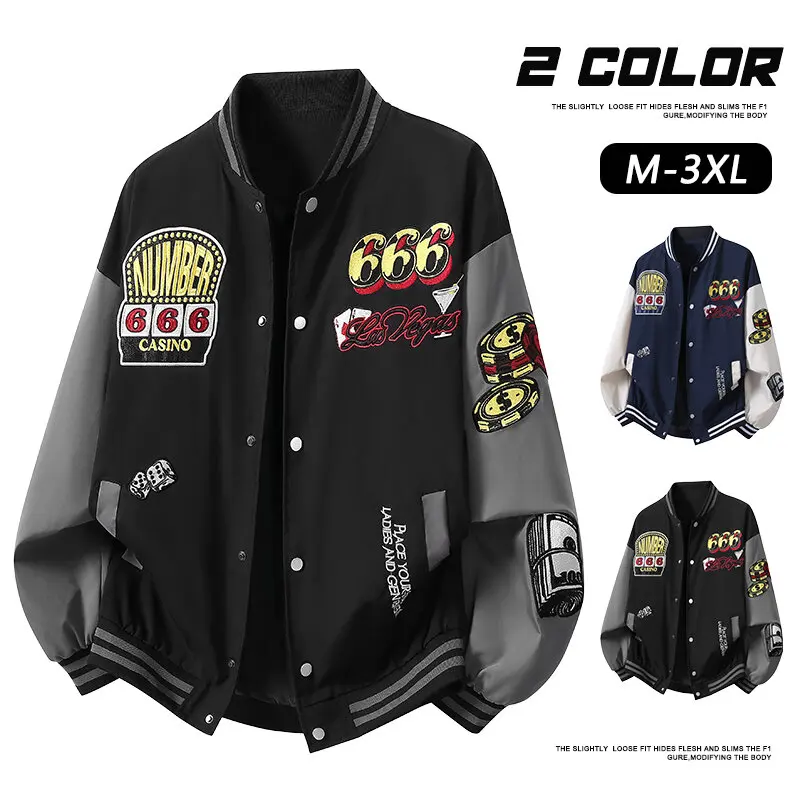 New fashion jackets for Spring and autumn 2026, men's American street style baseball jackets, and personalized flight jackets
New fashion jackets for Spring and autumn 2026, men's American street style baseball jackets, and personalized flight jackets