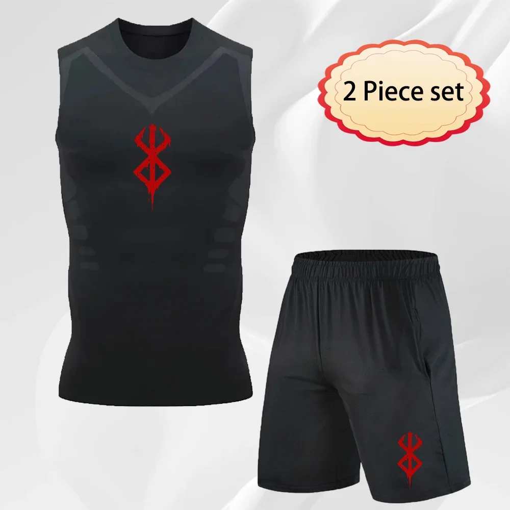 Hot Selling Thin Quick-drying Two-piece Running Sportswear Men's Fitness Sleeveless Sports Shorts Casual Training Set S-3XL
Hot Selling Thin Quick-drying Two-piece Running Sportswear Men's Fitness Sleeveless Sports Shorts Casual Training Set S-3XL