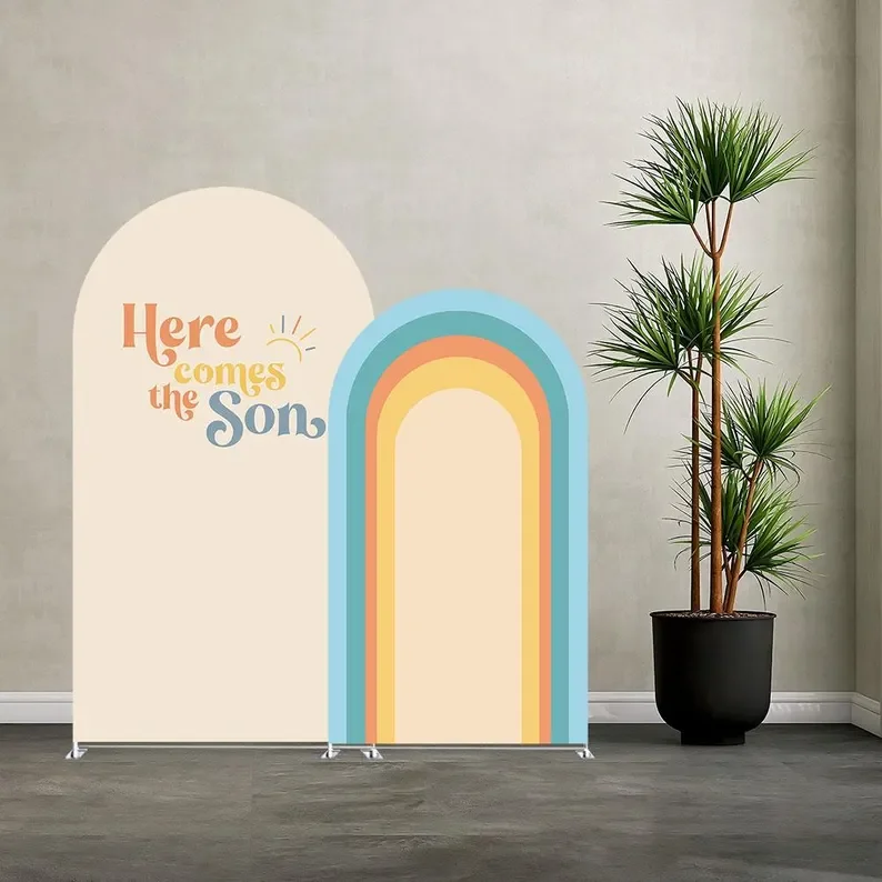 Фон для вечеринки в честь дня рождения с восходом солнца и арки, чехлы для крещения всего сына, детский душ, украшения для вечеринок, чехол из спандекса
Фон для вечеринки в честь дня рождения с восходом солнца и арки, чехлы для крещения всего сына, детский душ, украшения для вечеринок, чехол из спандекса