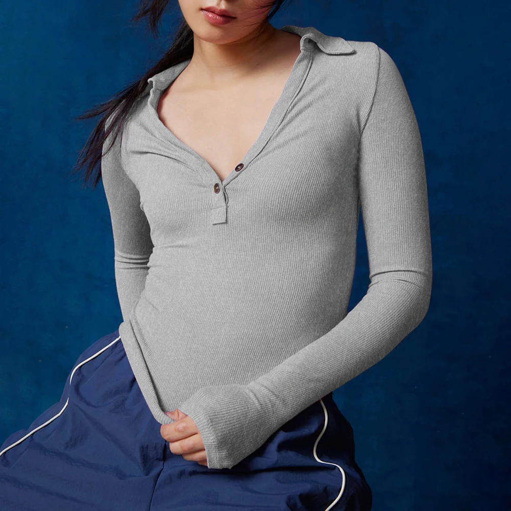 Casual Outing Slim Fit Knit T-Shirt Casual V-Neck Shirt Applicable For Female Club And Daily Wear High Stretch Fabric
Casual Outing Slim Fit Knit T-Shirt Casual V-Neck Shirt Applicable For Female Club And Daily Wear High Stretch Fabric