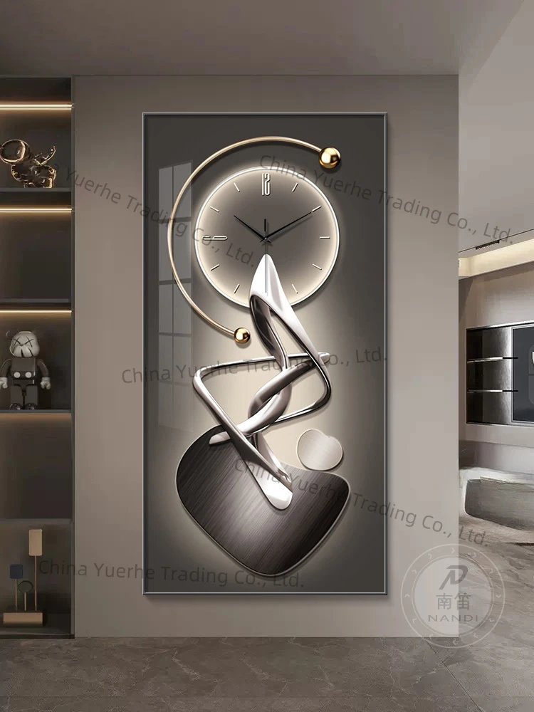 Modern Design Wall Clock Living Room Entrance Corridor Wall Decor Mute Digital Clock Large Abstract Hanging Painting Wall Watch
Modern Design Wall Clock Living Room Entrance Corridor Wall Decor Mute Digital Clock Large Abstract Hanging Painting Wall Watch