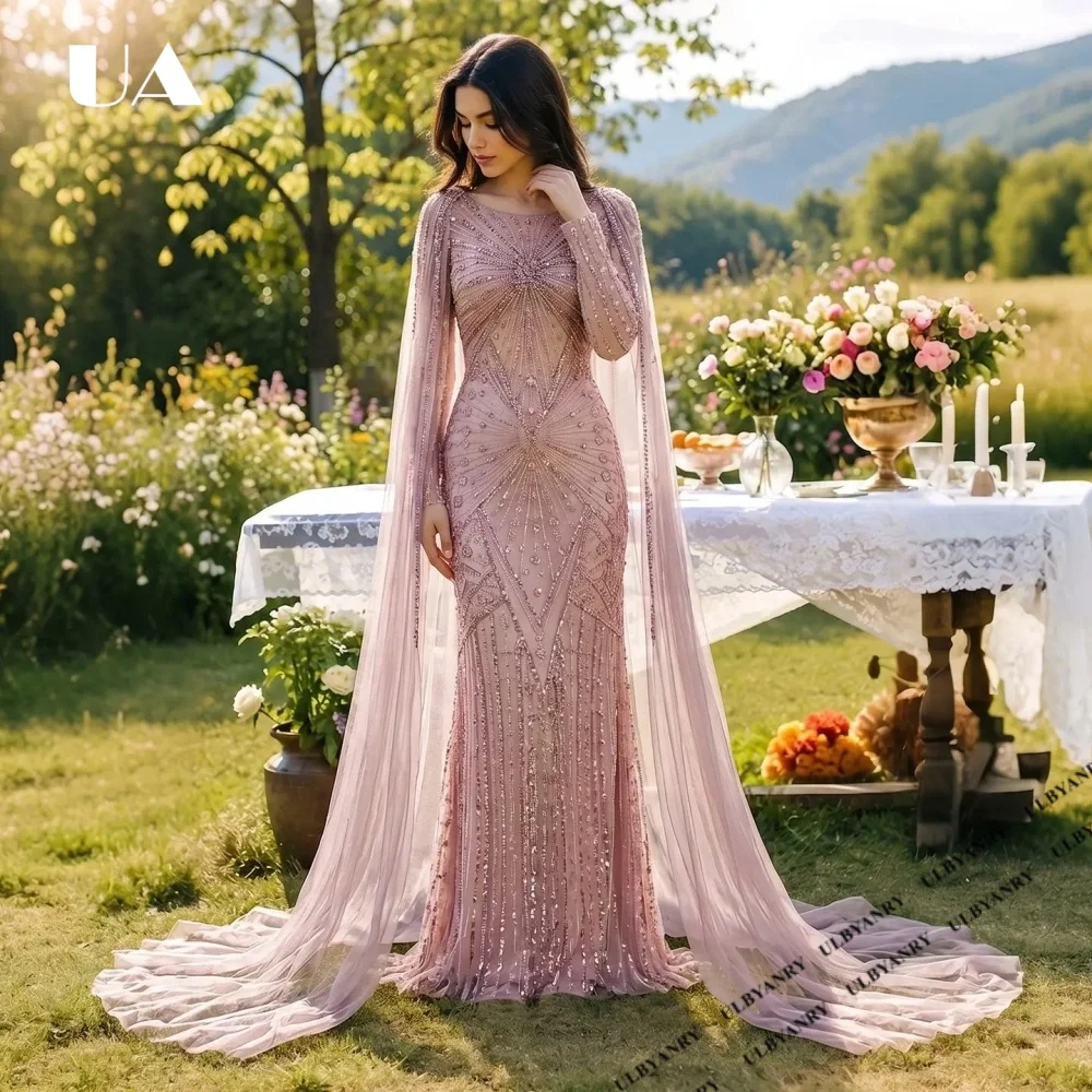 Exquisite Beading Mermaid Evening Dress, Glamorous Train Shawl Prom Dress for Woman, Customized Sequin Floor-length Formal Dress
Exquisite Beading Mermaid Evening Dress, Glamorous Train Shawl Prom Dress for Woman, Customized Sequin Floor-length Formal Dress