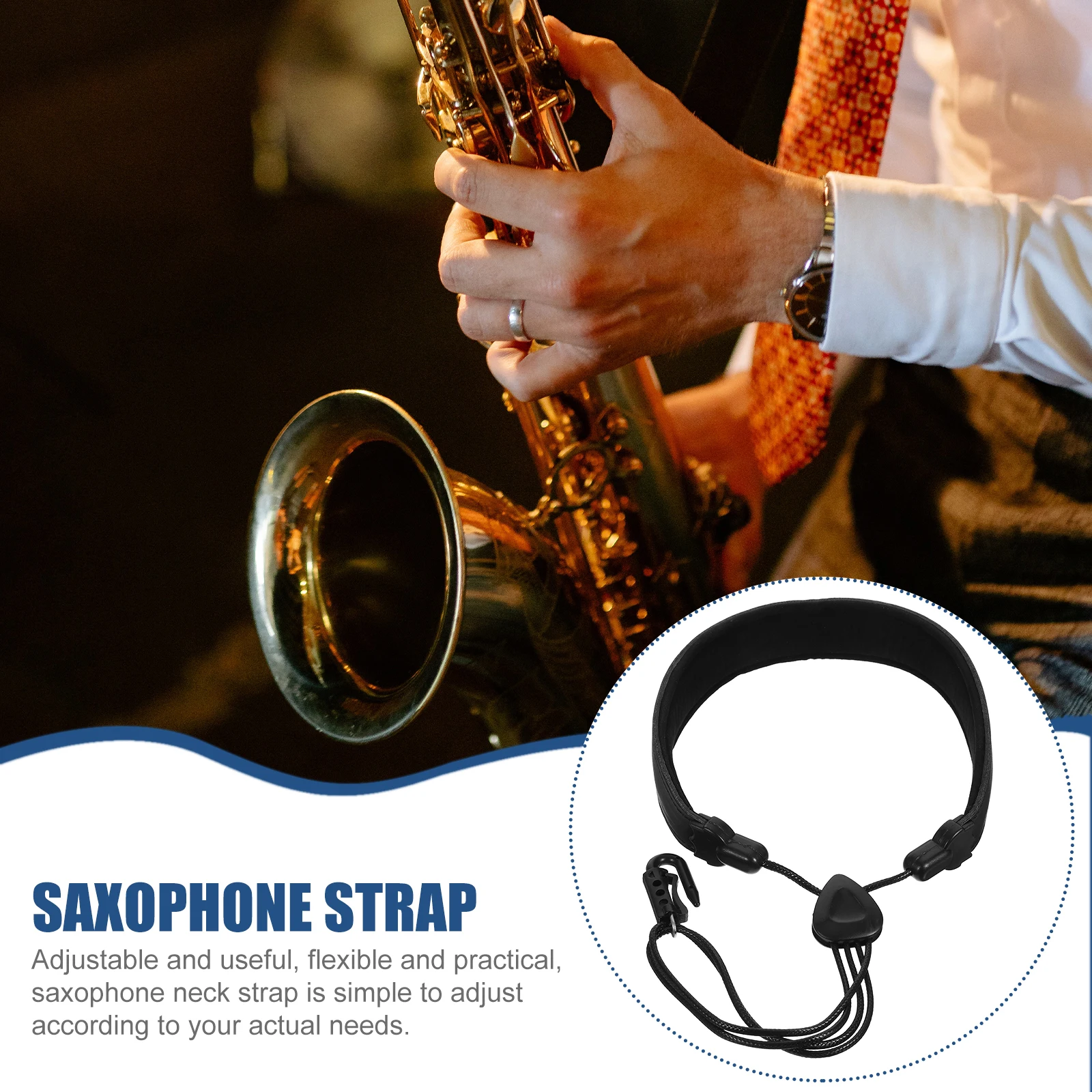 Padded Saxophone Strap Neck Strip Universal Belt Clarinet Alto Straps Black Pu Shoulder
Padded Saxophone Strap Neck Strip Universal Belt Clarinet Alto Straps Black Pu Shoulder