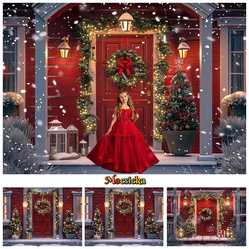 Red House Backdrop For Photography Christmas Green Tree Snow Eaves Light Family Portrait Photo Background Decoration Photozone
Red House Backdrop For Photography Christmas Green Tree Snow Eaves Light Family Portrait Photo Background Decoration Photozone
