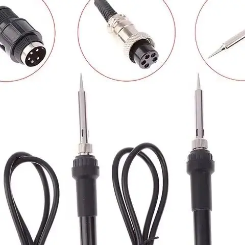High Quality 936 Electric Soldering Solder Iron Station 5pin Welding Hot Gun 50W 24V Replacement Repair Tool DIY Welding Kits
High Quality 936 Electric Soldering Solder Iron Station 5pin Welding Hot Gun 50W 24V Replacement Repair Tool DIY Welding Kits