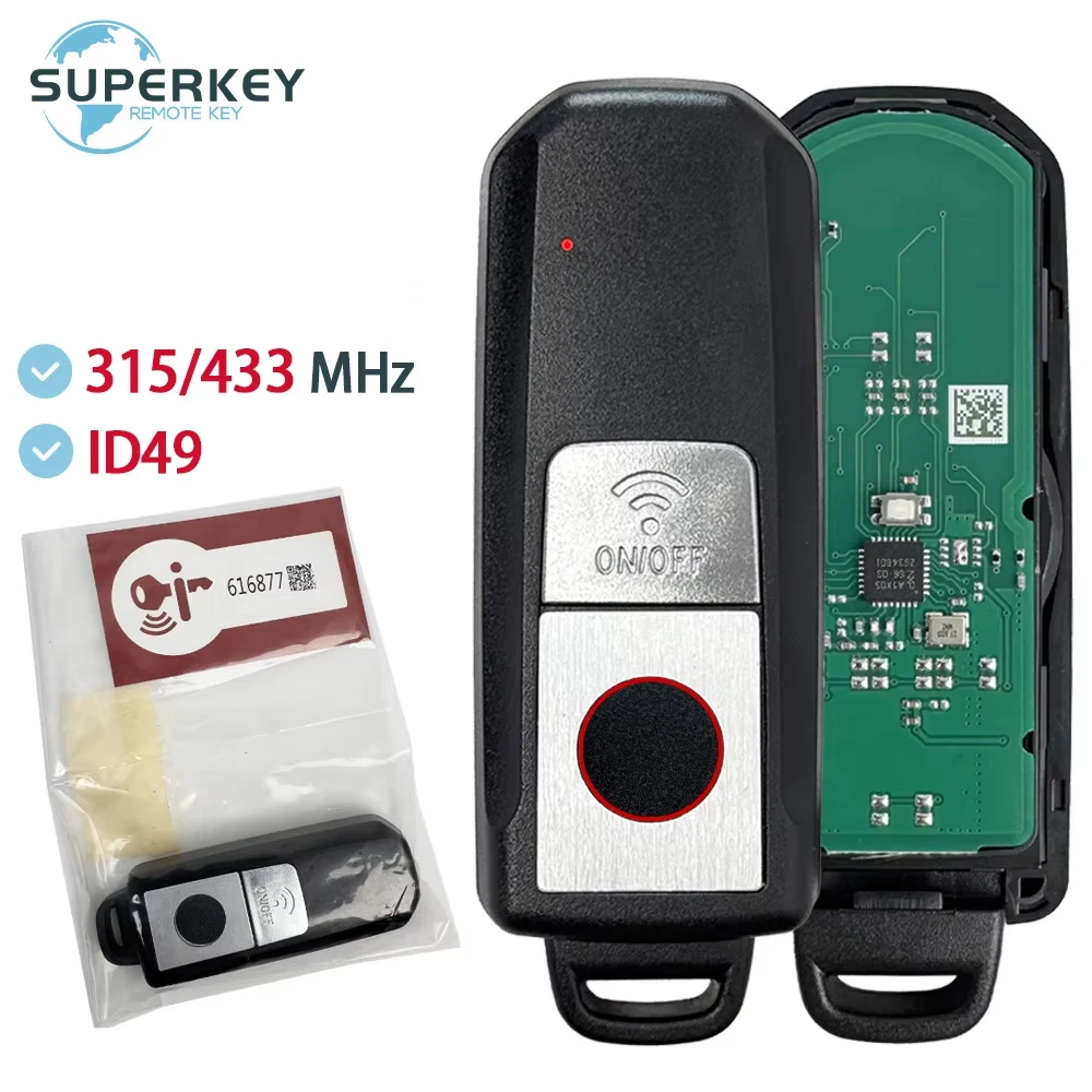 Motorcycle Key For YAMAHA T-MAX TMAX530 TMAX560 530 560 2017-2023 Key Fob ID49 Chip 315/433Mhz P/N BC3-86261-01/ 2DF-82511-09
Motorcycle Key For YAMAHA T-MAX TMAX530 TMAX560 530 560 2017-2023 Key Fob ID49 Chip 315/433Mhz P/N BC3-86261-01/ 2DF-82511-09