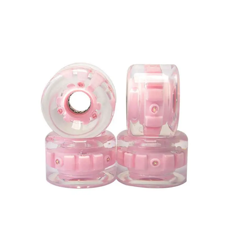 4Pcs Land Surfboard 6 Lights Luminous Wheel,Glitter PU Wheels For Skateboard Longboard,High Elastic Surfboard Wheels-A00E
4Pcs Land Surfboard 6 Lights Luminous Wheel,Glitter PU Wheels For Skateboard Longboard,High Elastic Surfboard Wheels-A00E