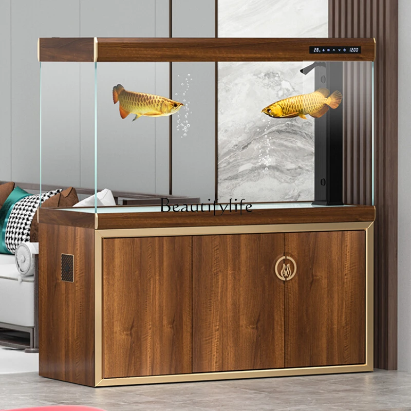 Fish Tank Living Room Large 2024 New Light Luxury Smart Aquarium Super White Bottom Filter Hallway Screen
Fish Tank Living Room Large 2024 New Light Luxury Smart Aquarium Super White Bottom Filter Hallway Screen