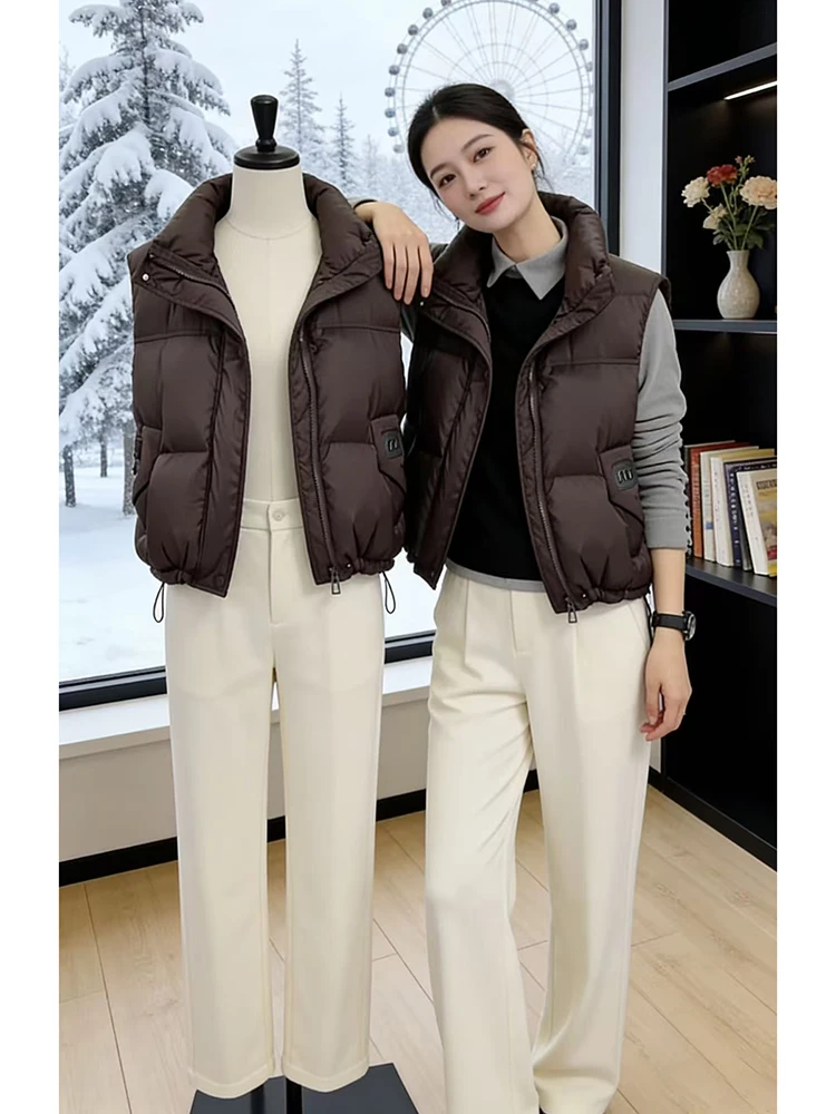 Faionable Thiened Svel Vest Outerwear Women's Winter New Small Design Sense Sli Vest Comfortable Korean Sle
Faionable Thiened Svel Vest Outerwear Women's Winter New Small Design Sense Sli Vest Comfortable Korean Sle