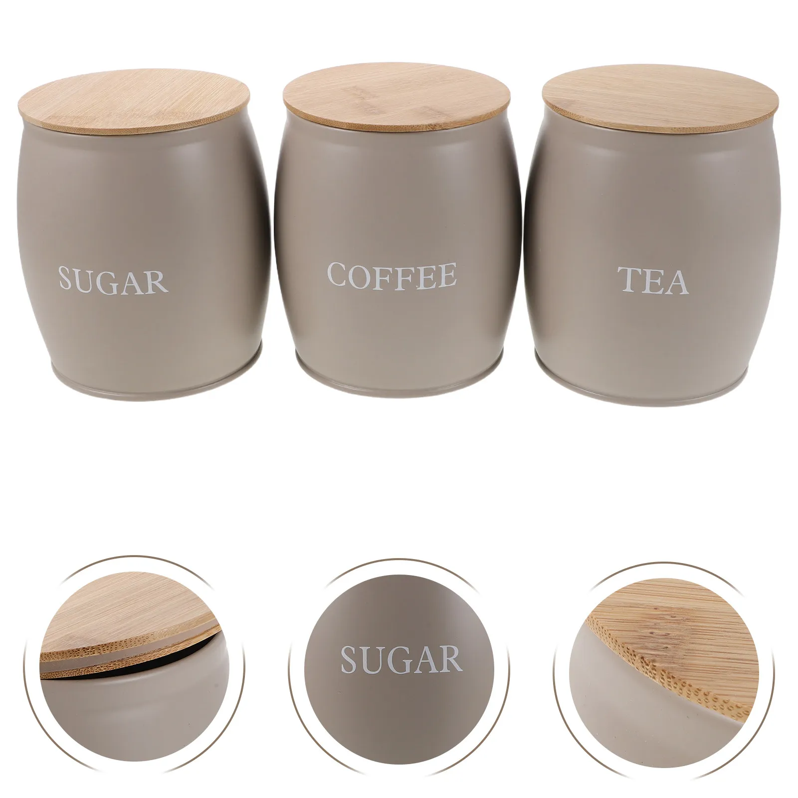 3Pcs Stainless Steel Airtight Coffee Jar Set for Beans Ground Coffee Tea Sugar Snacks Storage Locking Lid Modern Kitchen
3Pcs Stainless Steel Airtight Coffee Jar Set for Beans Ground Coffee Tea Sugar Snacks Storage Locking Lid Modern Kitchen