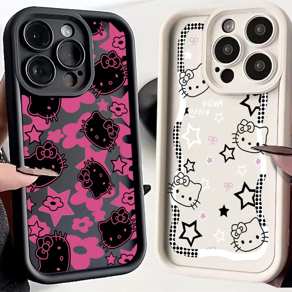 Sanrio Hello Kitty Phone Case for IPhone 16 15 14 13 12 11 Pro Max Mini XR XS X 7 8 Plus Soft TPU Back Cover With Hand Strap
Sanrio Hello Kitty Phone Case for IPhone 16 15 14 13 12 11 Pro Max Mini XR XS X 7 8 Plus Soft TPU Back Cover With Hand Strap