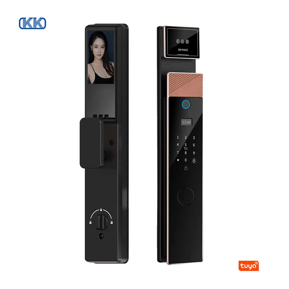 Fechadura Digital Security Lock 3D Face Recgonistion Tuya Wifi Smart Door Lock With Intercom Camera Fingerprint Macha Browwn
Fechadura Digital Security Lock 3D Face Recgonistion Tuya Wifi Smart Door Lock With Intercom Camera Fingerprint Macha Browwn