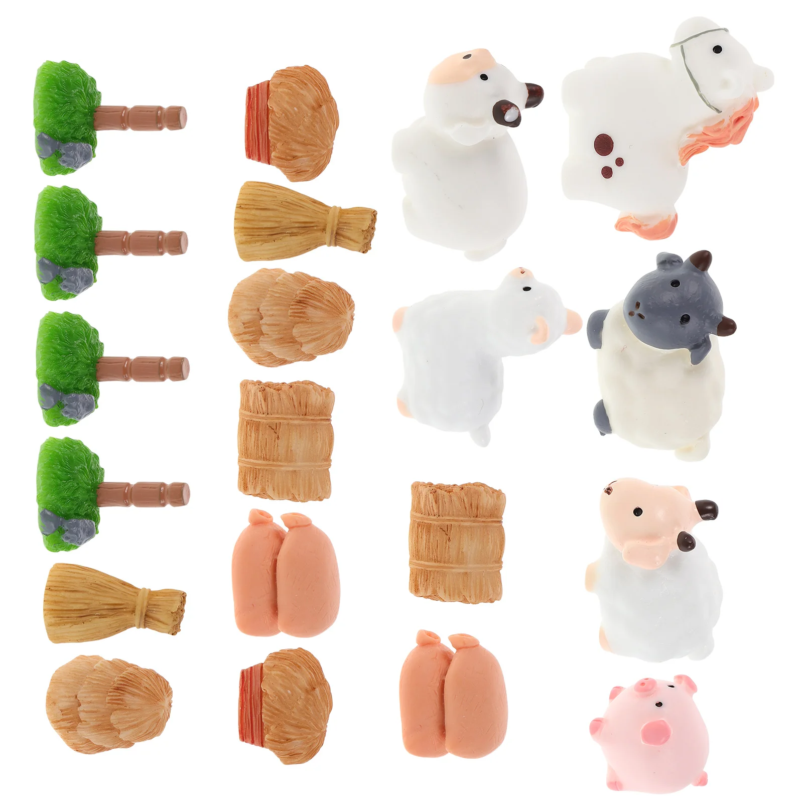 Micro Landscape Set 3D Miniature Farm DIY Resin Grassland Diorama Kit Dollhouse Decor Tiny Animals Hay Bales Granary Figurines
Micro Landscape Set 3D Miniature Farm DIY Resin Grassland Diorama Kit Dollhouse Decor Tiny Animals Hay Bales Granary Figurines