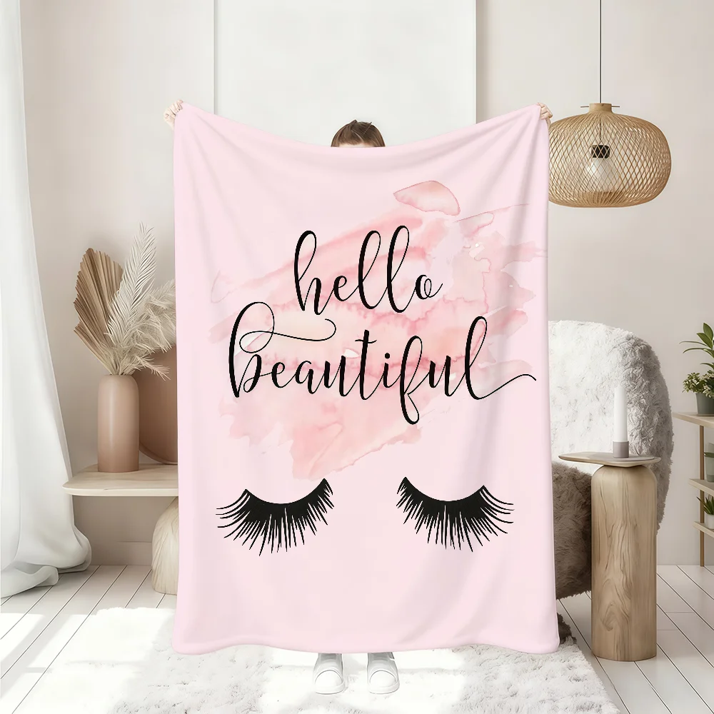 Ins Style Beauty Makeup Eyelash Peach Skin Blanket Soft Throw Blanket for Home Bedroom Bed Sofa Picnic Travel Office BlanketGift
Ins Style Beauty Makeup Eyelash Peach Skin Blanket Soft Throw Blanket for Home Bedroom Bed Sofa Picnic Travel Office BlanketGift