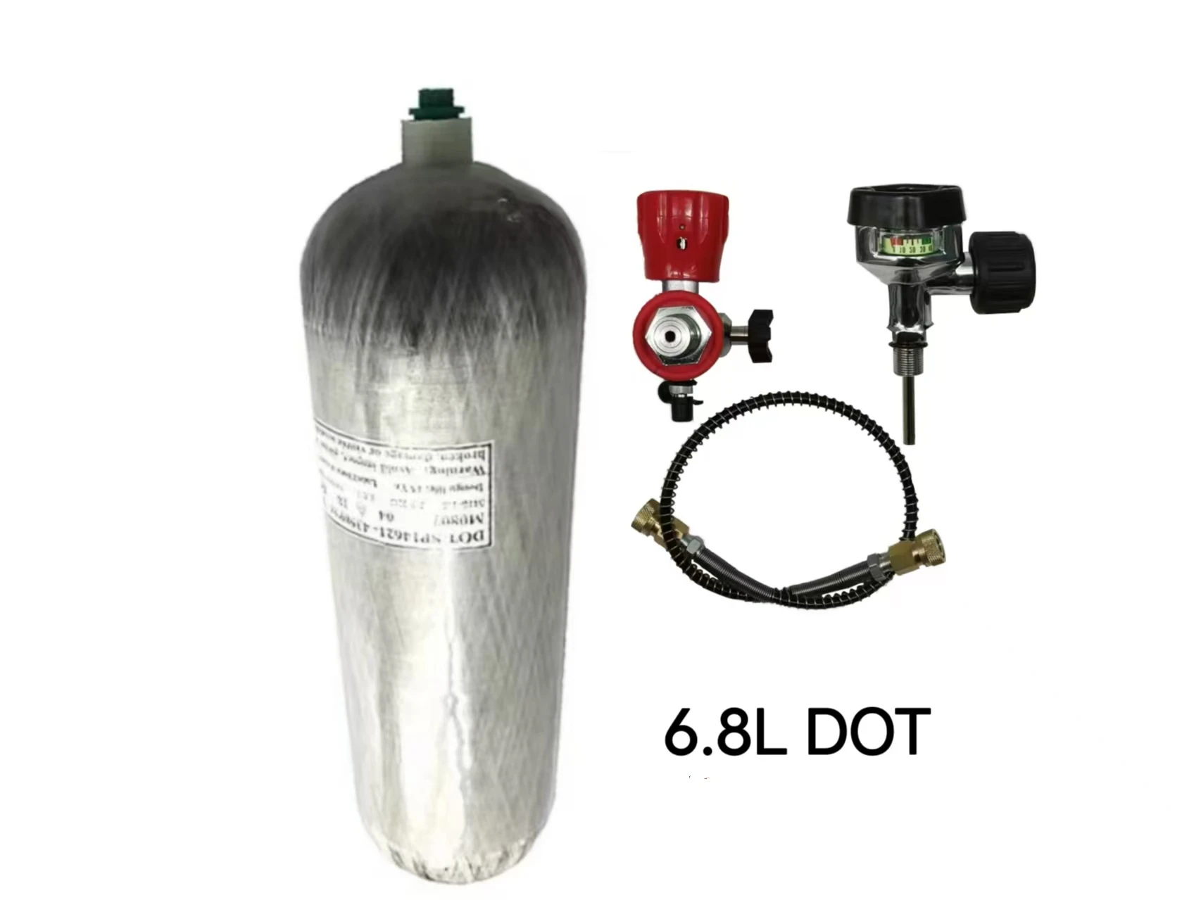 ACECARE 4500psi 6.8L DOT Цилиндр из углеродного волокна 300Bar Воздушный бак высокого давления с клапаном и палатной станцией для дайвинга/фожьевой сварки
ACECARE 4500psi 6.8L DOT Цилиндр из углеродного волокна 300Bar Воздушный бак высокого давления с клапаном и палатной станцией для дайвинга/фожьевой сварки