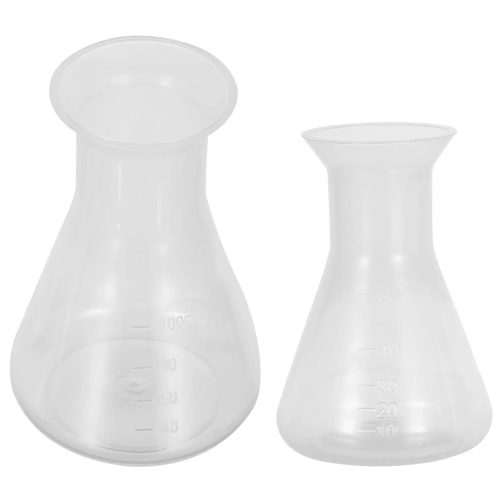 2Pcs Plastic Laboratory Flask 50Ml 100Ml Scientific Beaker Cylinder Flask for Elementary Science Class Chemistry
2Pcs Plastic Laboratory Flask 50Ml 100Ml Scientific Beaker Cylinder Flask for Elementary Science Class Chemistry