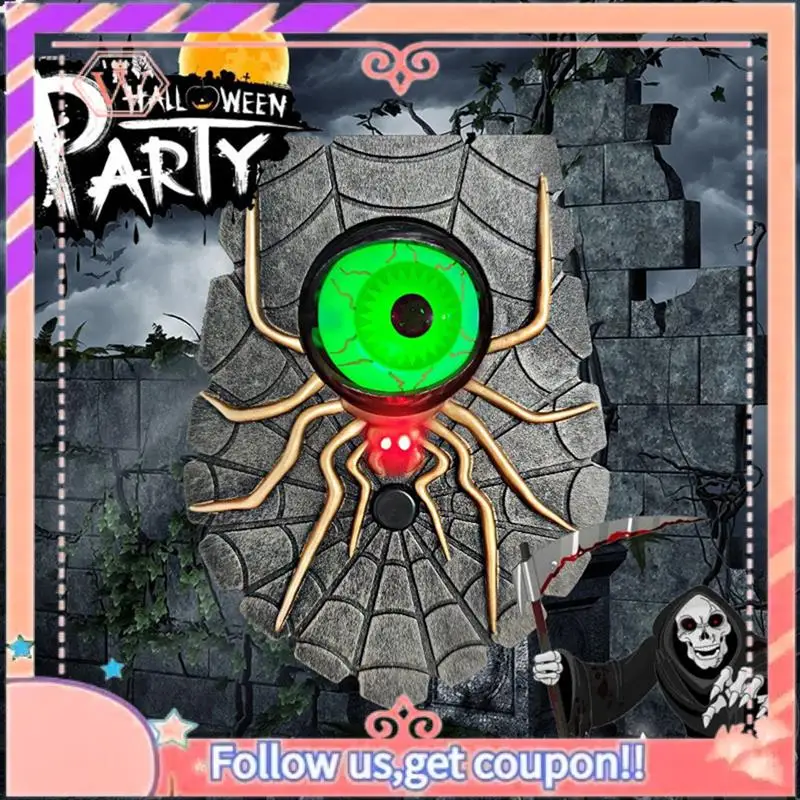 Upgraded Halloween Doorbell Spider Doorbell Haunted Decoration Horror Props Glowing Hanging Piece Doorbell Eyeball Bell Decor
Upgraded Halloween Doorbell Spider Doorbell Haunted Decoration Horror Props Glowing Hanging Piece Doorbell Eyeball Bell Decor
