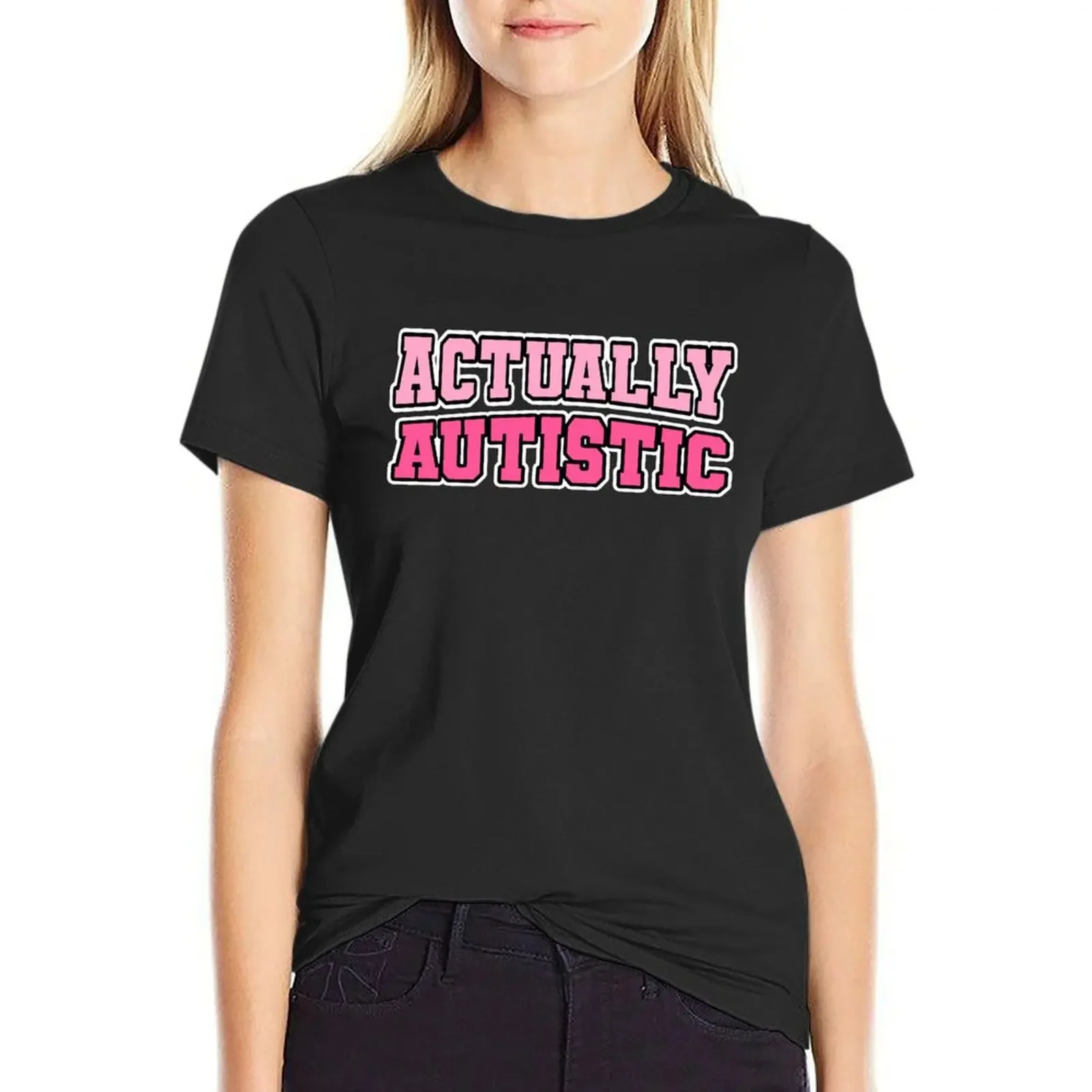 Actually Autistic Autism Awareness Preppy Pink Neurodivergence T-Shirt funny Women t-shirts
Actually Autistic Autism Awareness Preppy Pink Neurodivergence T-Shirt funny Women t-shirts