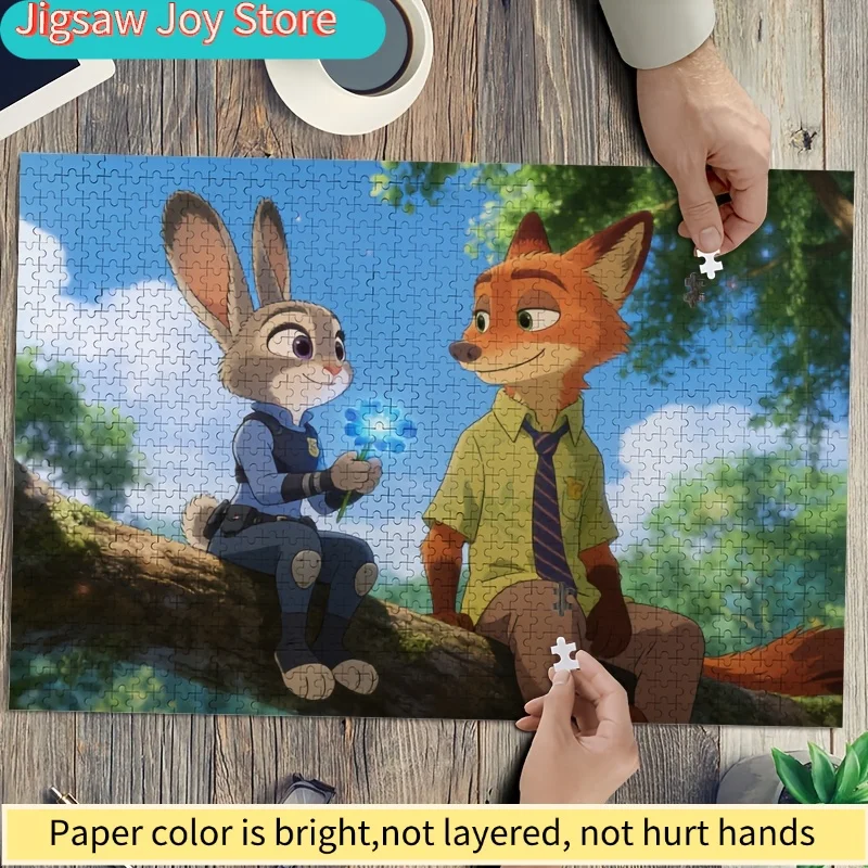 Пазл-постер Disney Zootopia (Зверополис) с Джуди и Ником Уайльдами, 1000 деталей – сложная головоломка, идеально подходит для активного отдыха, дня рождения или подарка
Пазл-постер Disney Zootopia (Зверополис) с Джуди и Ником Уайльдами, 1000 деталей – сложная головоломка, идеально подходит для активного отдыха, дня рождения или подарка