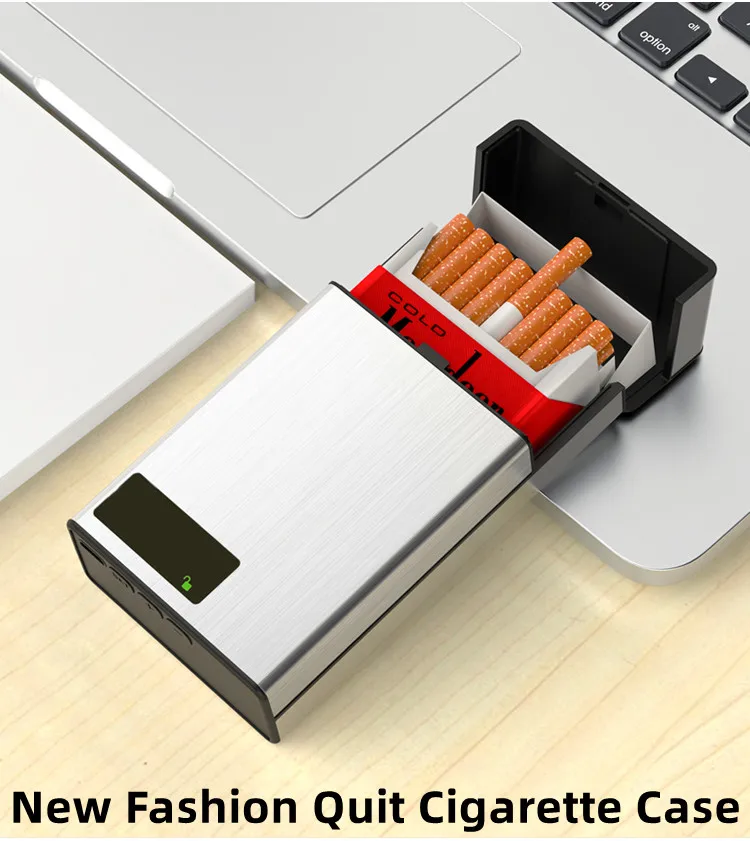 Интеллектуальная сигарета, емкость 20 шт., USB-зарядка, металлическая сигаретная коробка с таймером, дисплей
Интеллектуальная сигарета, емкость 20 шт., USB-зарядка, металлическая сигаретная коробка с таймером, дисплей