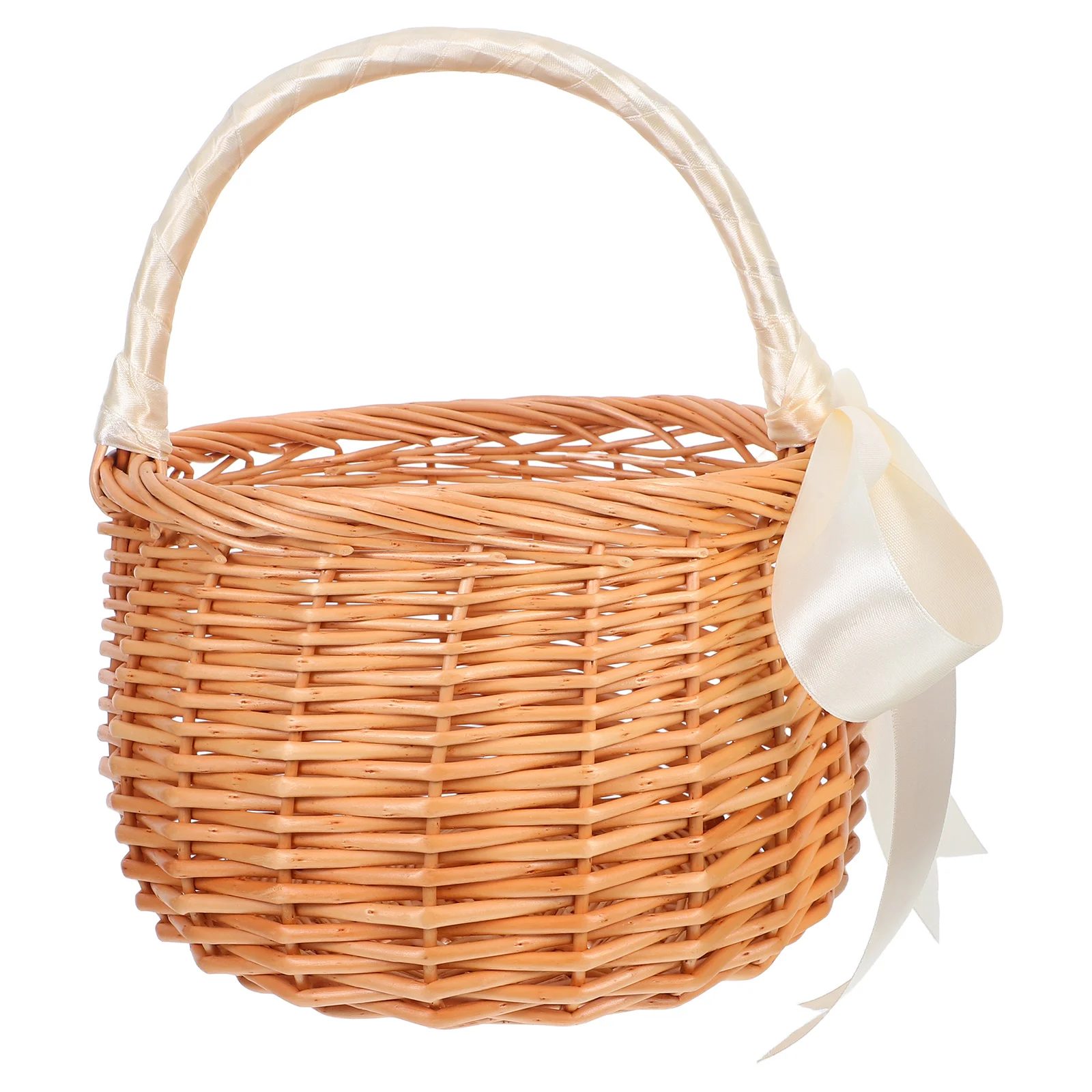Willow Flower Girl Basket Woven Storage Basket for Picnics Fruits Flowers Wedding Decor Large Capacity Portable Baskets
Willow Flower Girl Basket Woven Storage Basket for Picnics Fruits Flowers Wedding Decor Large Capacity Portable Baskets