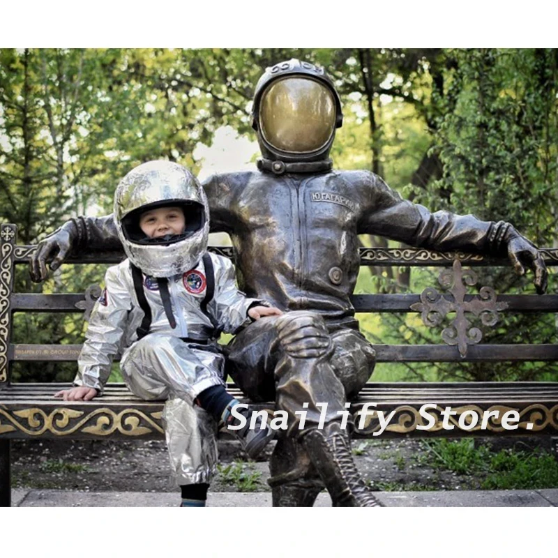 ☎TDA Silver Spaceman Jumpsuit Boys Astronaut Costume For Kids Halloween Cosplay Children Pilot Carnival Party Fancy Dress☎
☎TDA Silver Spaceman Jumpsuit Boys Astronaut Costume For Kids Halloween Cosplay Children Pilot Carnival Party Fancy Dress☎