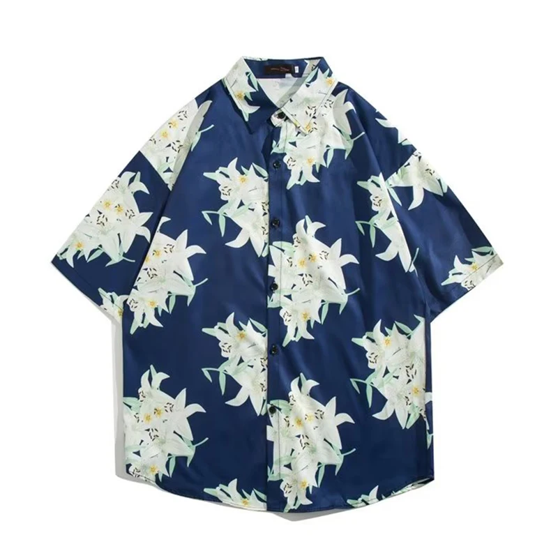 Fashion Lapel Button Casual Printed England Shirts Men's Clothing 2024 Summer New Loose Korean Tops Punk Shirts
Fashion Lapel Button Casual Printed England Shirts Men's Clothing 2024 Summer New Loose Korean Tops Punk Shirts