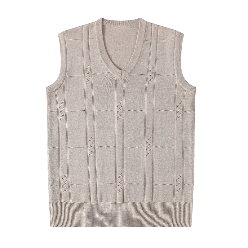 Mens Knit Sweater Vest Loose V-neck Sleeveless Sweater Solid Color Casual Autumn Winter Men's Knitted Tops
Mens Knit Sweater Vest Loose V-neck Sleeveless Sweater Solid Color Casual Autumn Winter Men's Knitted Tops