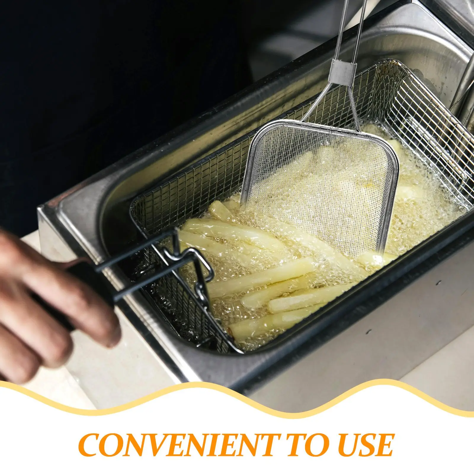 Oil Residue Filter Shovel Square 304 Stainless Steel Strainer Skimmer Ladle Colander Spoon for Fries Chicken Potato Chips
Oil Residue Filter Shovel Square 304 Stainless Steel Strainer Skimmer Ladle Colander Spoon for Fries Chicken Potato Chips