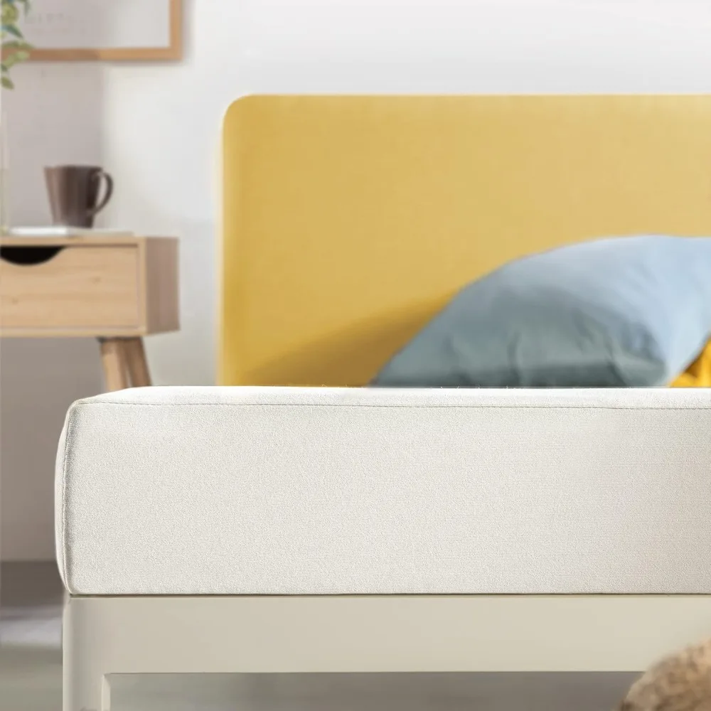 6 inch Twin Mattress Bed-In-A-Box, Green Tea Memory Foam,75"L x 38"W x 6"Th, White
6 inch Twin Mattress Bed-In-A-Box, Green Tea Memory Foam,75"L x 38"W x 6"Th, White