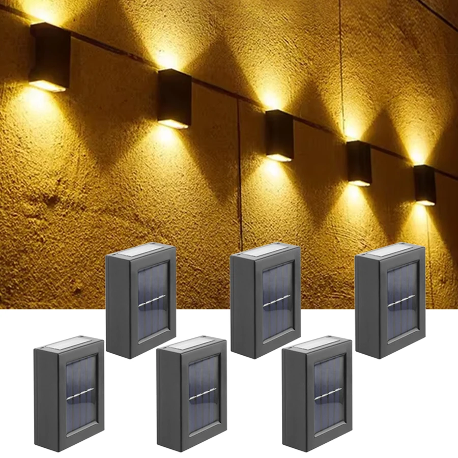 1-6PCs Solar Up and Down Spot Lights Outdoor Street Wall Light Lamp Solar Powered Sunlight Waterproof Solar Lamp Garden Decor
1-6PCs Solar Up and Down Spot Lights Outdoor Street Wall Light Lamp Solar Powered Sunlight Waterproof Solar Lamp Garden Decor